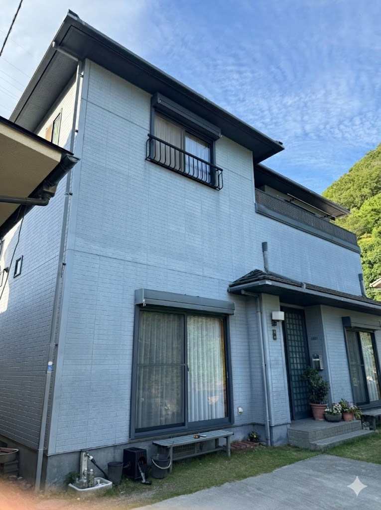 【施工事例】三原市西野A様邸の外壁塗装工事を行いました。（仕様材料:遮熱フッ素仕様）